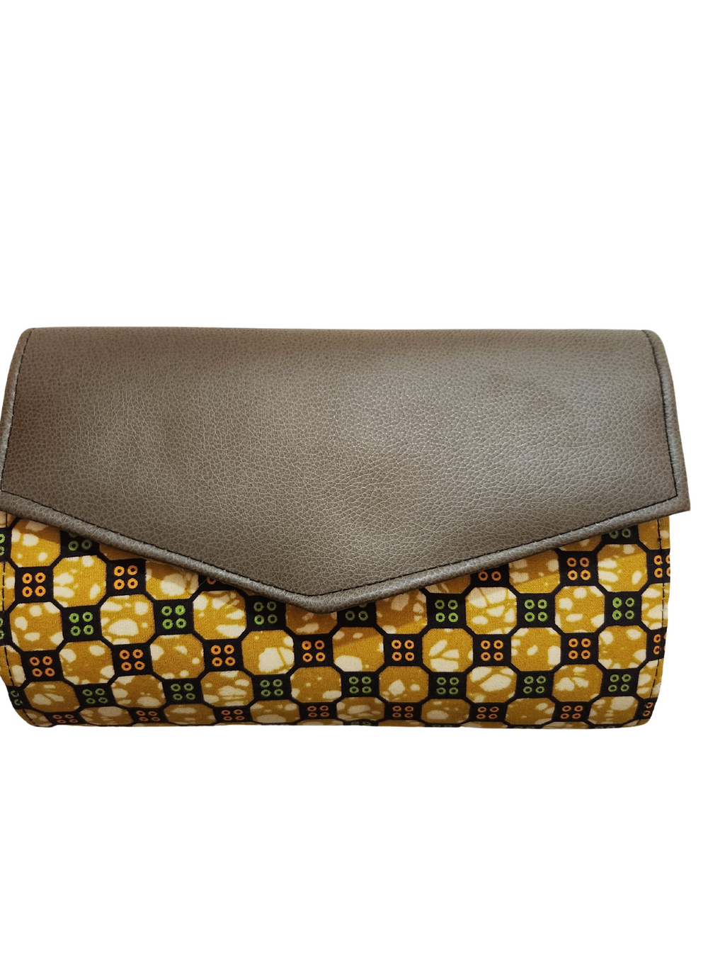 African clutch purse.