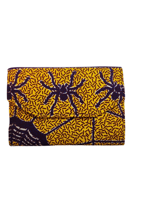 African clutch purse