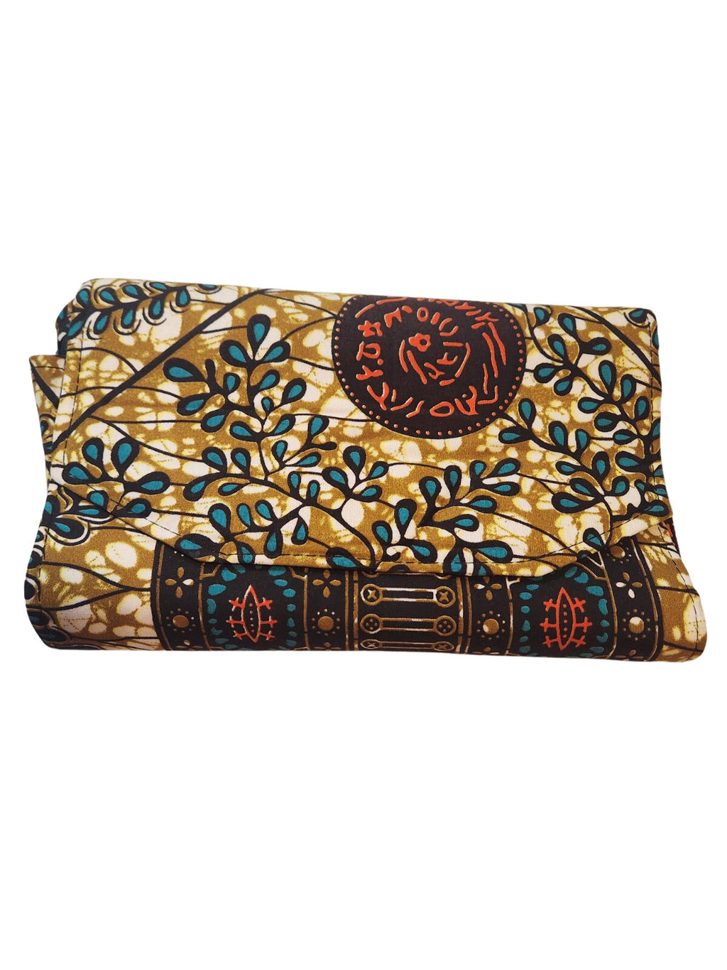 African clutch purse