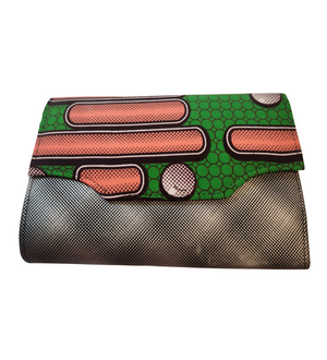 African clutch purse