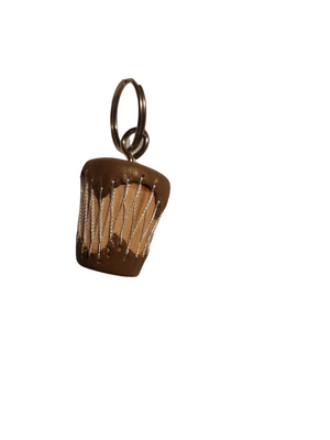 African Drum Keychain